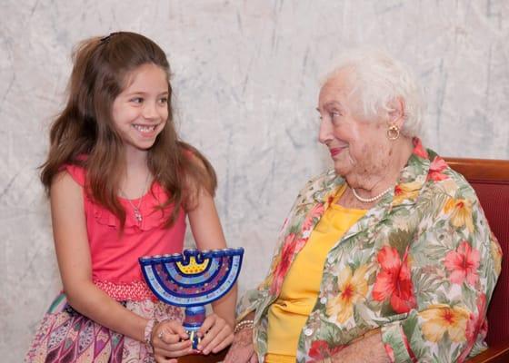 Intergenerational visits mean the world to residents in assisted living and skilled nursing. They love seeing the children!