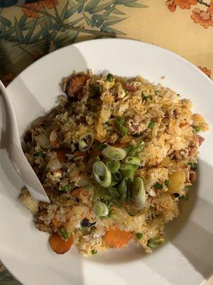 Bacon pineapple fried rice