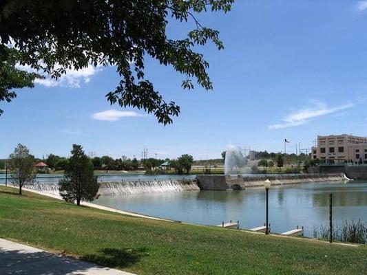 Carlsbad Pecos River Park and beach area for all the wild birds, some fish, family areas, dog park, etc.