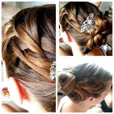 Special occasion hair, in salon or at your venue.