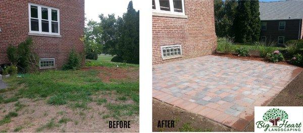 Client wanted a new patio so she could entertain and use the backyard more frequently.