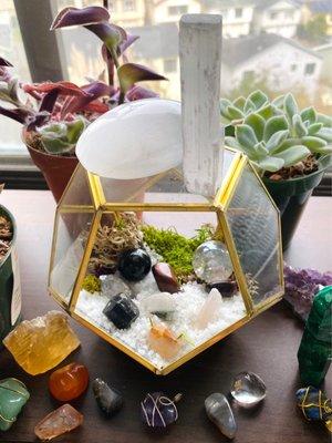 New home for my new crystals!