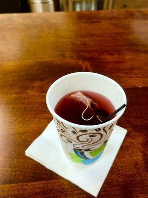 Stash Hibiscus  tea at the Bar!