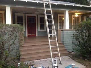 Exterior painting after