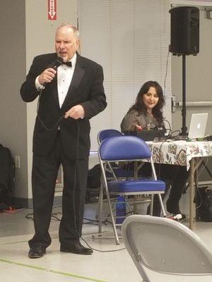 New Year's Eve celebration at the Center with Jack Civiletto and April Mazzone singing Sinatra.