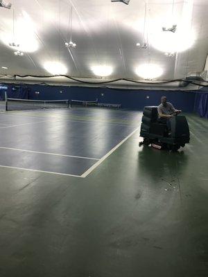 Tennis Court Cleaning