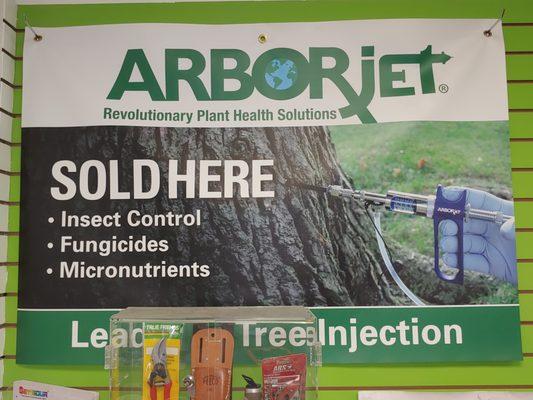 We sell Arborjet!