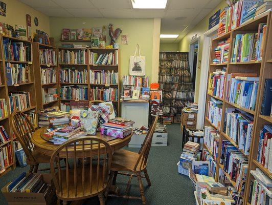 There are three more small rooms off of this room! And this is just the non-fiction wing.