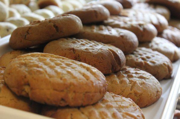 Freshest Peanut Butter Cookies made with Fresh Roasted Peanut Butter