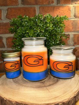 Custom school themed candles for Glenn High School Fundraiser