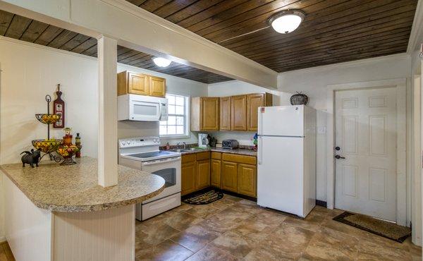 Kitchen in Redbud Cabin