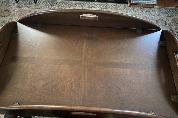 Butler table refinish