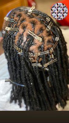 Aloe Vera mask + neatly retwist