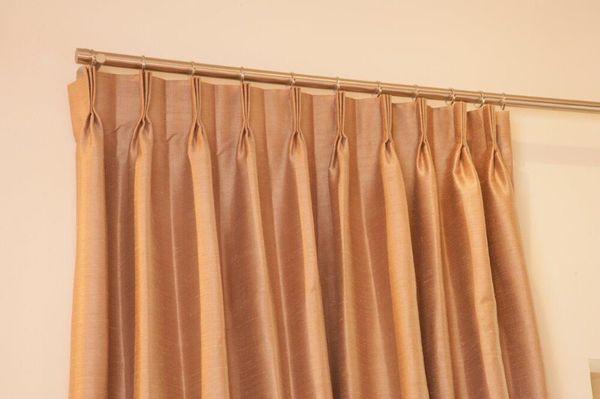 Three prong French Pleat drapery