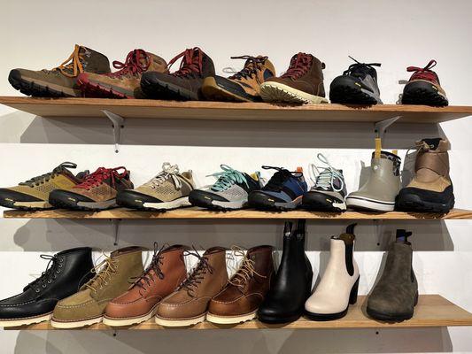 Women's shoe selection