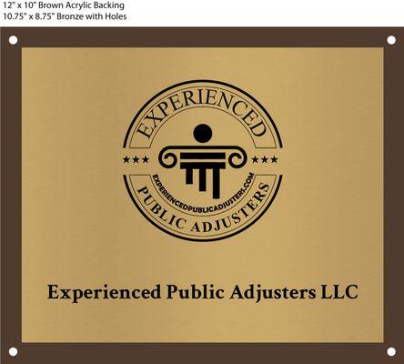 Public Adjuster Sign