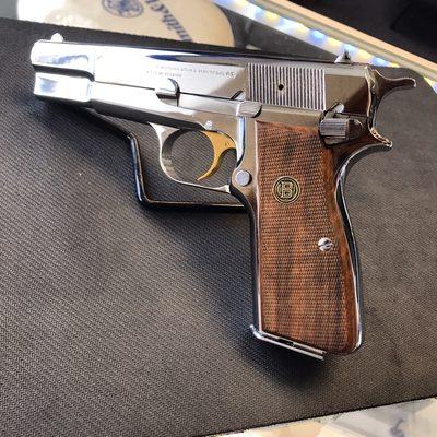 Polished browning hi power