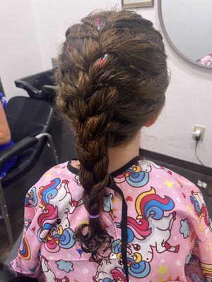 Girl's braid