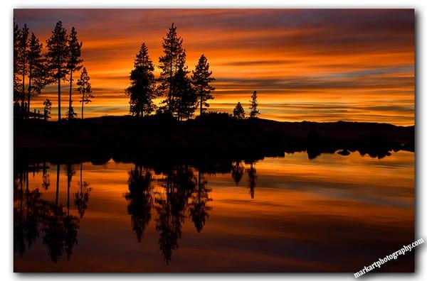 Sunset over Sand Harbor