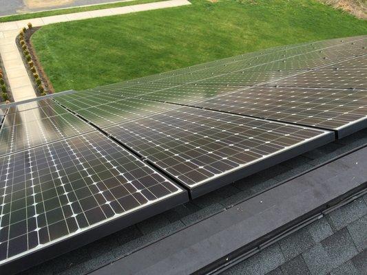 A Birds Eye View Of a New  Solar Panel System!