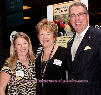 Karla and Judy of American Chariot's with Michael Welch, President of University Credit Union - Partners