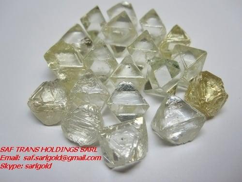 We sell rough quality diamonds at cheaper price, contact us today via Skype: sarlgold