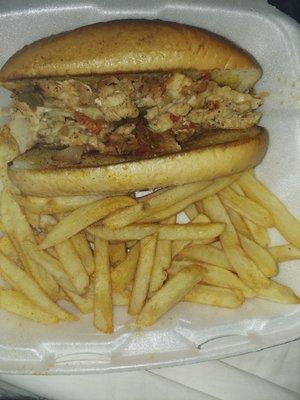 Chicken Philly & Fries