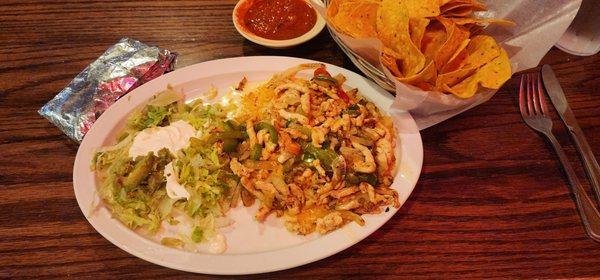 Arroz con Pollo (Chicken with Rice)--very tasty, a little light on the protein.