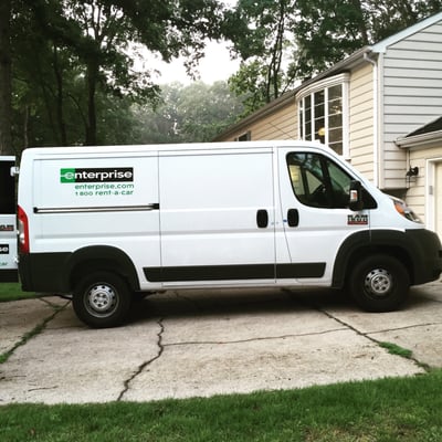 Cargo van. Monstrous but surprisingly easy to drive and handle.