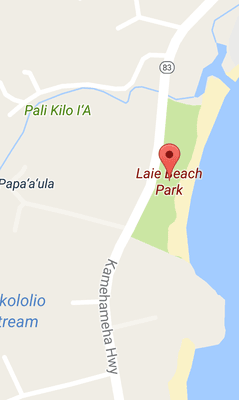 North shore Laie beach park