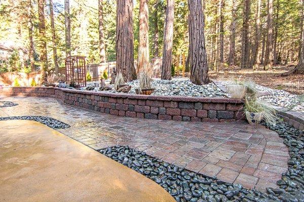 Backyard Hardscape  "Working with Danny and his guys was a positive experience. They took what was a yard full of dirt and transformed it!