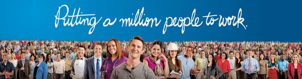 We are on a quest to work 1M people. If you know someone in Collin County who needs work, we can help!