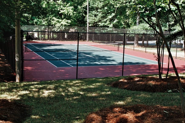 Lighted Tennis Court