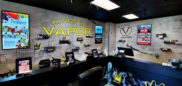 Our style is unique at Kings of Vapor and you'll find much of the same at any one of our many NE Ohio smoke shops.