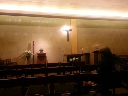 Mass alter in the chapel