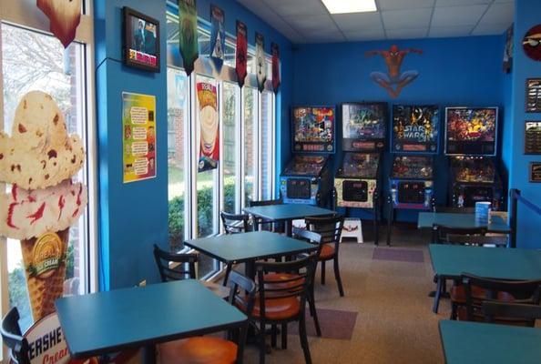 Reserve a private party in our party area and our four pinball machines will be yours for 90 minutes!