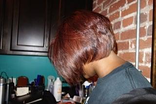 Color and Graduated Bob Haircut