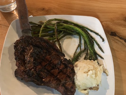 Bison ribeye