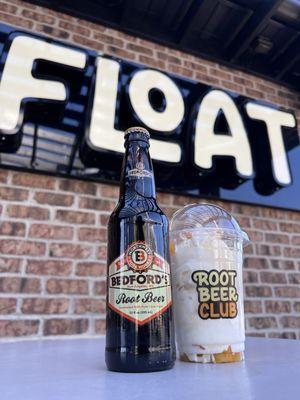 Peaches n cream root beer float