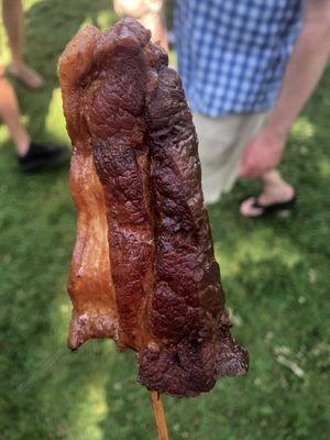 Bacon on a stick!