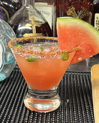 Spicy Watermelon Margarita