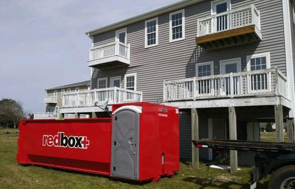 Count on redbox+'s residential dumpster rental options to provide effective waste management and debris removal solutions for your home