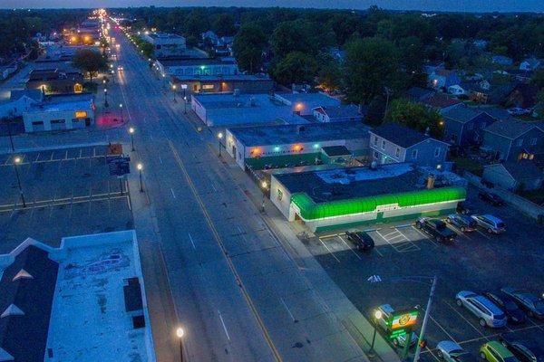 Over John R looking north. House Of Shamrocks