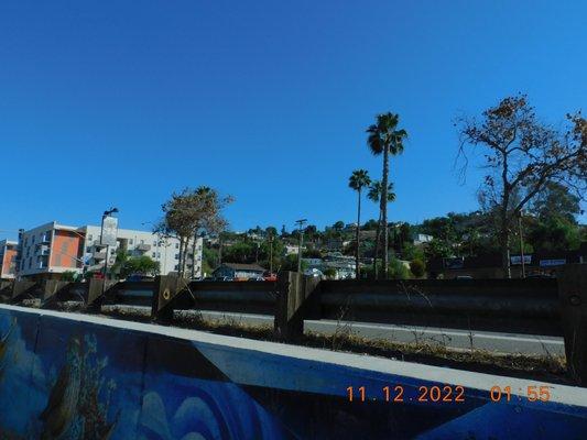 The location of the Encanto station you have the many designs and the many shapes and the desert animals that show the art and displays.