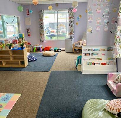 Our Infant Center is designed for children ages 3 months - 2 years.