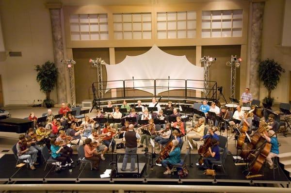 One of our rehearsals for the opening concert of the 2009 season.