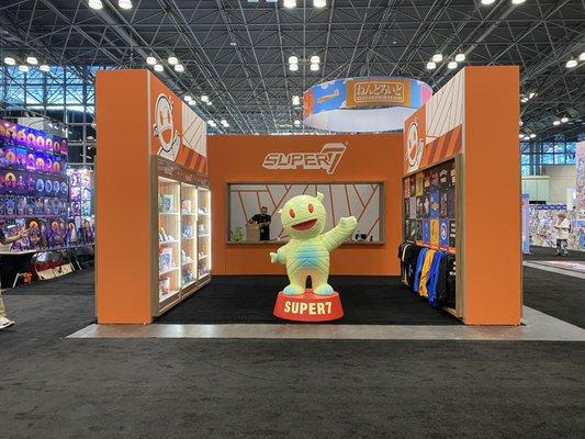 Super7 at New York ComicCon2022.  Custom designed trade show display