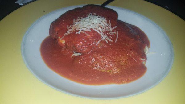 Chicken Parm before