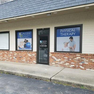 Outside view of the clinic.