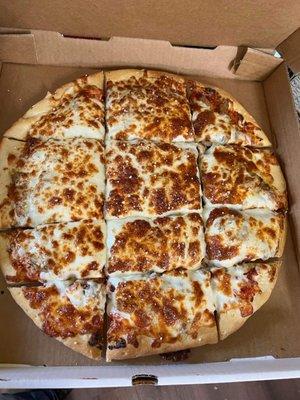 Chicken Bacon Ranch Pizza